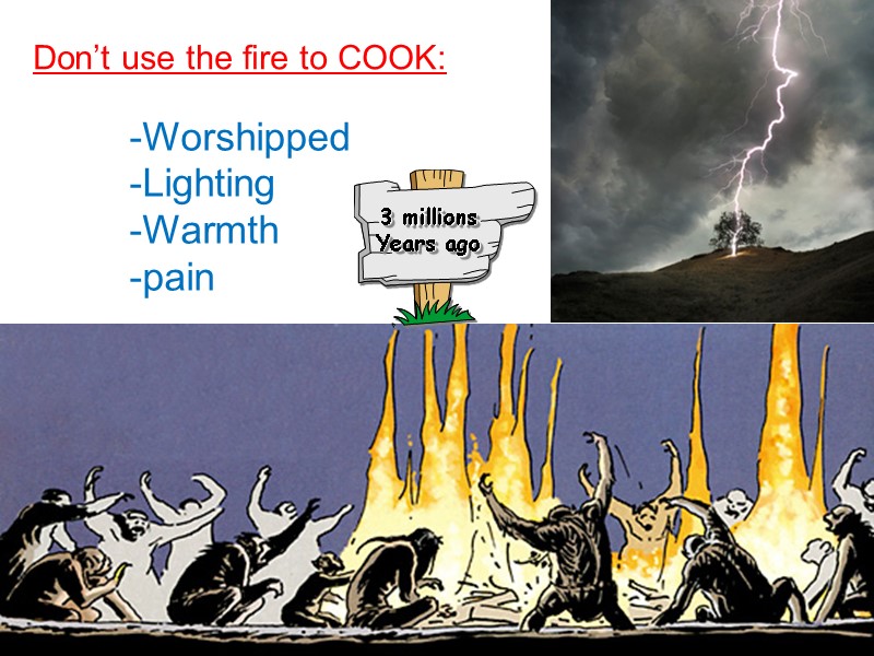 Don’t use the fire to COOK: Worshipped Lighting Warmth pain